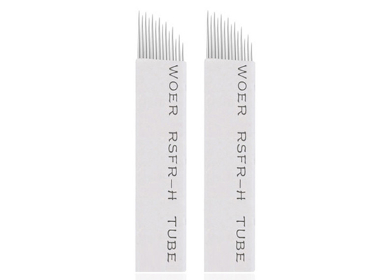 High Low Arc Permanent Makeup Needles , Disposable Microblading Needles