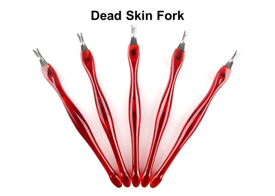 Disposable Dead Skin Fork , Portable Cuticle Pusher Trimmer Size 110mm